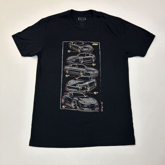ESR Other - ESR Racing Shirt Adult Large Black MK Car Auto Racing Tee Logo Men